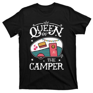 Queen Of The Camper Funny Camping Outdoor T-Shirt