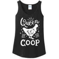 Queen Of The Coop Chicken Mom Chicken Lady Ladies Essential Tank