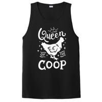 Queen Of The Coop Chicken Mom Chicken Lady PosiCharge Competitor Tank