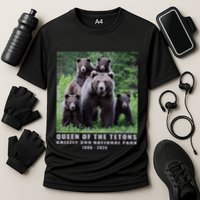 Queen Of The Tetons Grizzly 399 National Park 1996 2024 Cooling Performance Crew T-Shirt