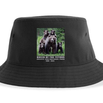 Queen Of The Tetons Grizzly 399 National Park 1996 2024 Sustainable Bucket Hat