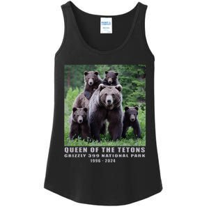 Queen Of The Tetons Grizzly 399 National Park 1996 2024 Ladies Essential Tank