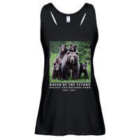 Queen Of The Tetons Grizzly 399 National Park 1996 2024 Ladies Essential Flowy Tank