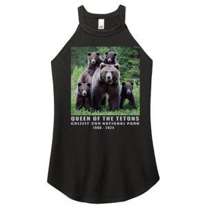 Queen Of The Tetons Grizzly 399 National Park 1996 2024 Women's Perfect Tri Rocker Tank