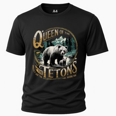 Queen Of The Tetons Grizzly 399 National Park Preserve Performance Shirt
