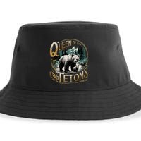 Queen Of The Tetons Grizzly 399 National Park Preserve Sustainable Bucket Hat