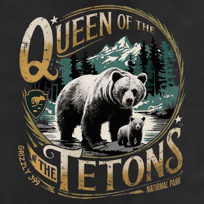 Queen Of The Tetons Grizzly 399 National Park Preserve 11oz C Handle Ceramic Mug