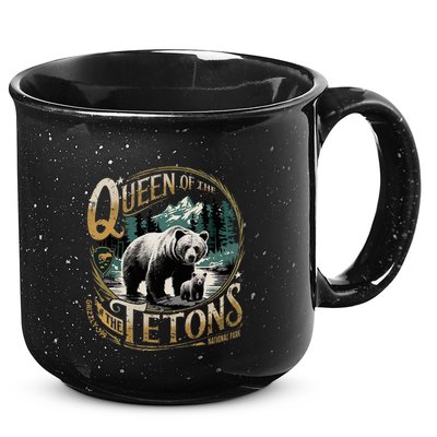 Queen Of The Tetons Grizzly 399 National Park Preserve 15oz Campfire Ceramic Mug