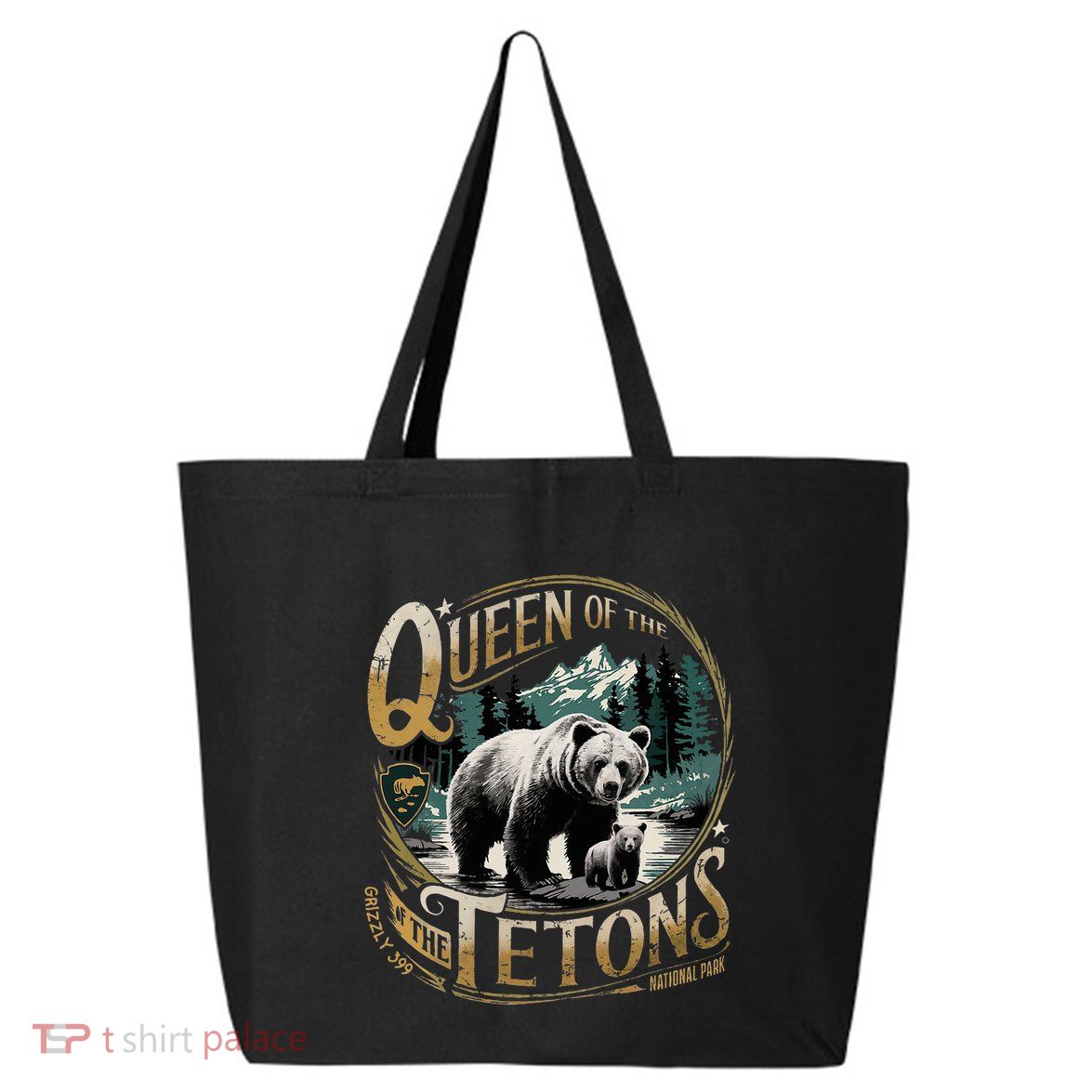 Queen Of The Tetons Grizzly 399 National Park Preserve 25L Jumbo Tote