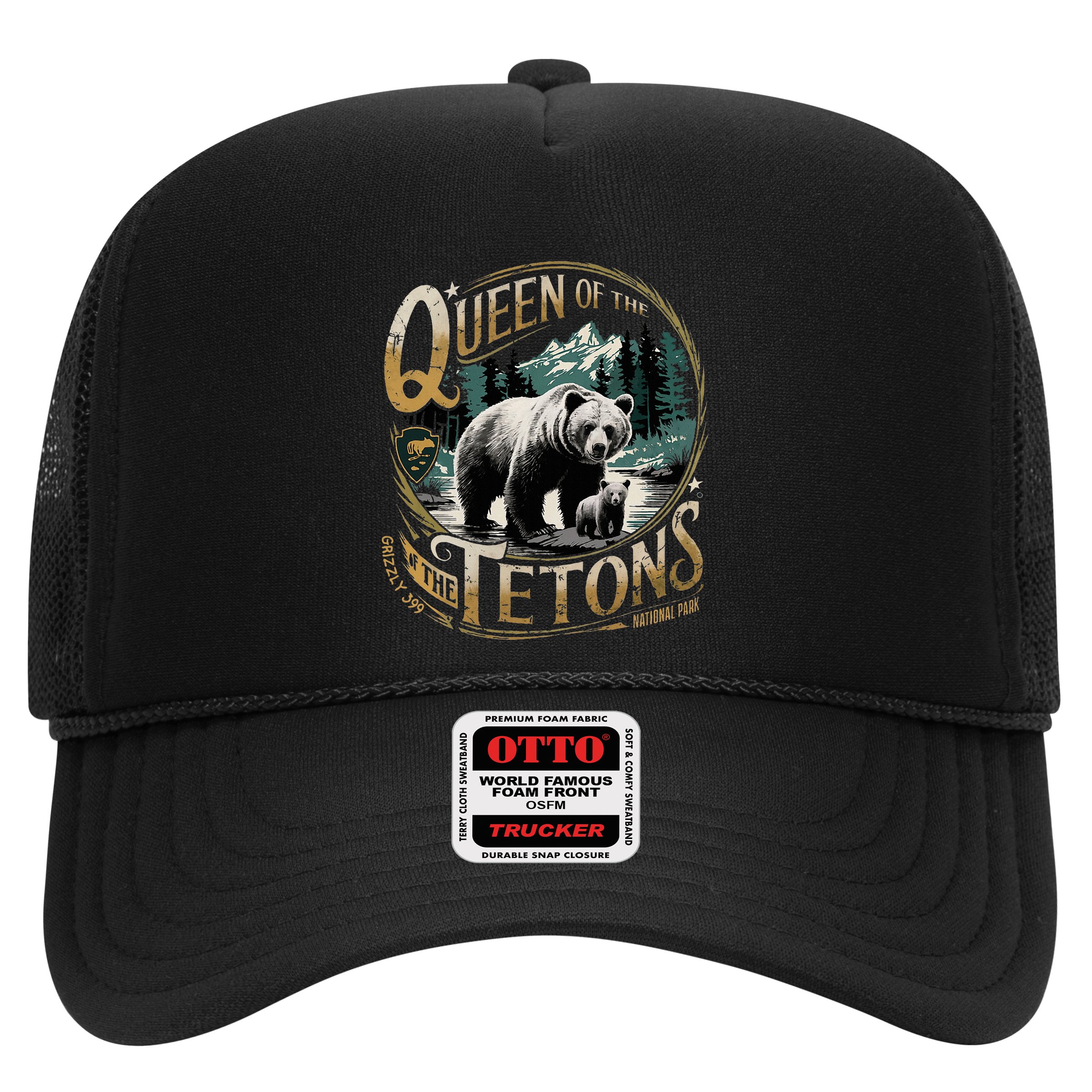 Queen Of The Tetons Grizzly 399 National Park Preserve Hat