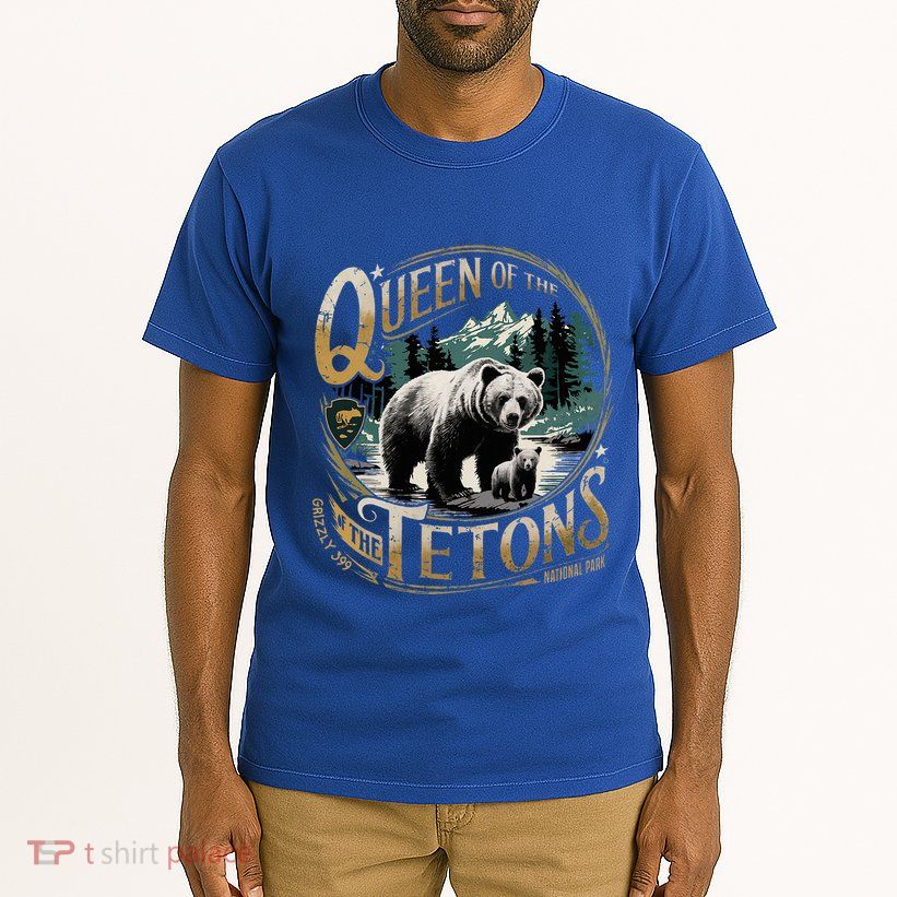 Queen Of The Tetons Grizzly 399 National Park Preserve Tall T-Shirt