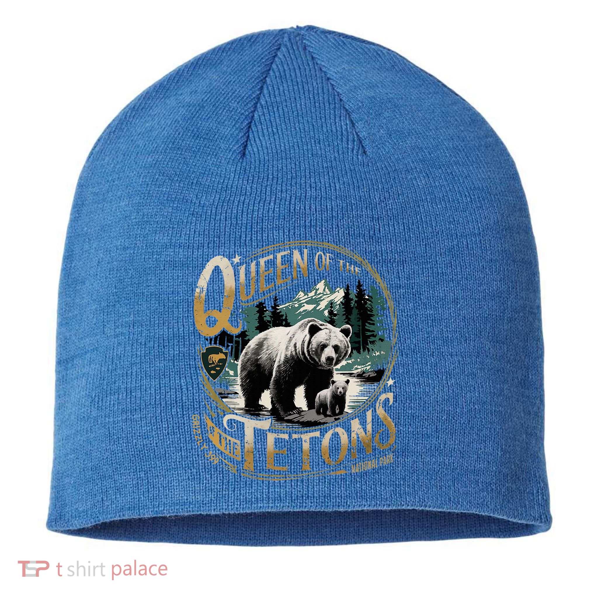 Queen Of The Tetons Grizzly 399 National Park Preserve Sustainable Beanie
