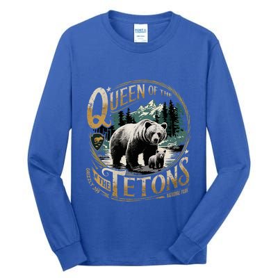 Queen Of The Tetons Grizzly 399 National Park Preserve Tall Long Sleeve T-Shirt