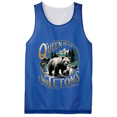 Queen Of The Tetons Grizzly 399 National Park Preserve Mesh Reversible Basketball Jersey Tank