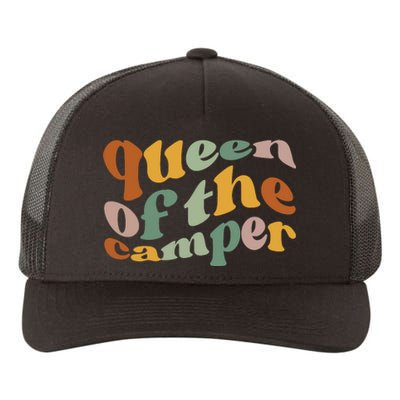 Queen Of The Camper Camping Yupoong Adult 5-Panel Trucker Hat