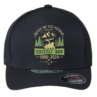 Queen Of The Tetons Grizzly 399 National Park 19962024 Flexfit Unipanel Trucker Cap