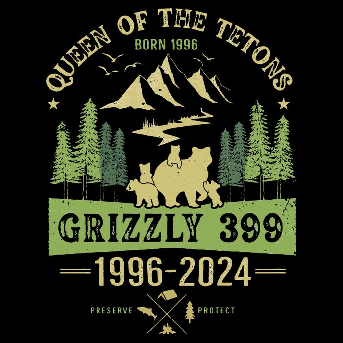 Queen Of The Tetons Grizzly 399 National Park 19962024 City Backpack