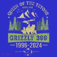 Queen Of The Tetons Grizzly 399 National Park 19962024 T-Shirt