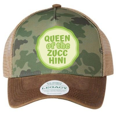 Queen Of The Zucchini Vegan Gift Legacy Tie Dye Trucker Hat