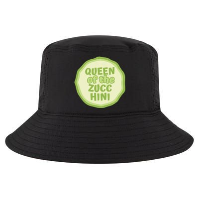 Queen Of The Zucchini Vegan Gift Cool Comfort Performance Bucket Hat