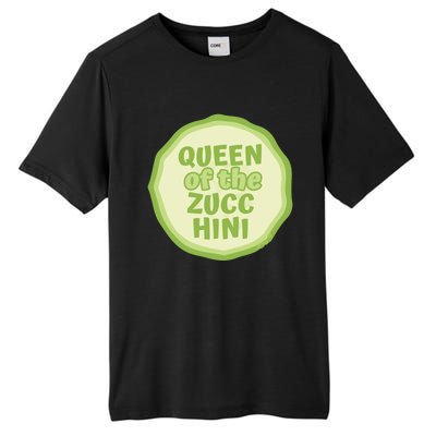 Queen Of The Zucchini Vegan Gift Tall Fusion ChromaSoft Performance T-Shirt