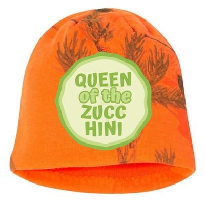 Queen Of The Zucchini Vegan Gift Kati - Camo Knit Beanie