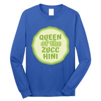 Queen Of The Zucchini Vegan Gift Long Sleeve Shirt