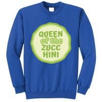 Queen Of The Zucchini Vegan Gift Sweatshirt