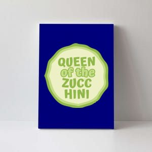 Queen Of The Zucchini Vegan Gift Canvas