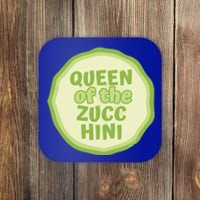 Queen Of The Zucchini Vegan Gift Coaster