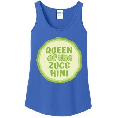 Queen Of The Zucchini Vegan Gift Ladies Essential Tank