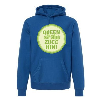 Queen Of The Zucchini Vegan Gift Premium Hoodie