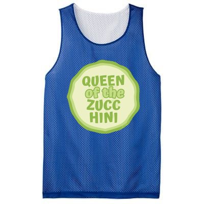 Queen Of The Zucchini Vegan Gift Mesh Reversible Basketball Jersey Tank