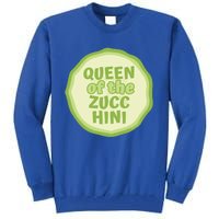 Queen Of The Zucchini Vegan Gift Tall Sweatshirt