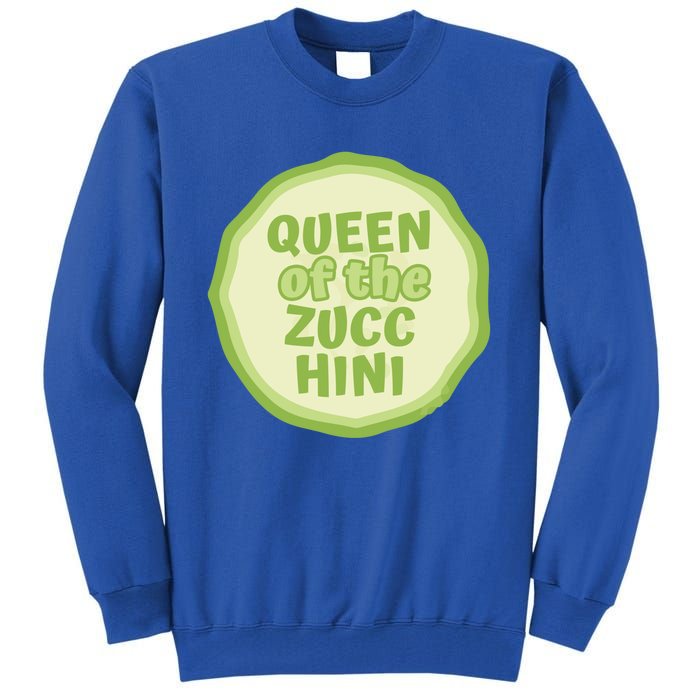 Queen Of The Zucchini Vegan Gift Tall Sweatshirt