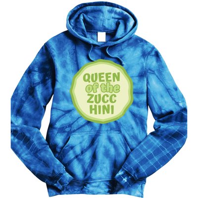 Queen Of The Zucchini Vegan Gift Tie Dye Hoodie