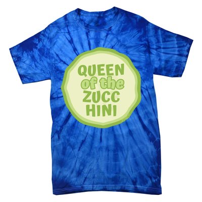 Queen Of The Zucchini Vegan Gift Tie-Dye T-Shirt