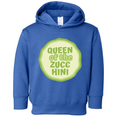 Queen Of The Zucchini Vegan Gift Toddler Hoodie