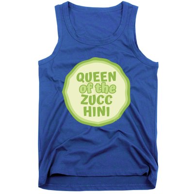 Queen Of The Zucchini Vegan Gift Tank Top