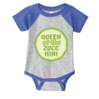 Queen Of The Zucchini Vegan Gift Infant Baby Jersey Bodysuit