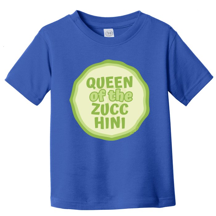 Queen Of The Zucchini Vegan Gift Toddler T-Shirt