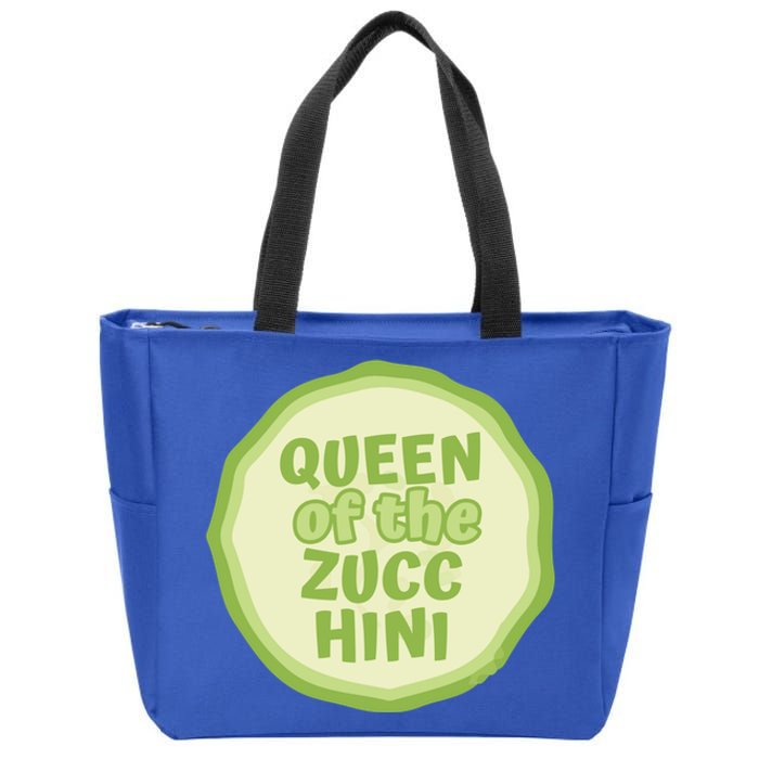 Queen Of The Zucchini Vegan Gift Zip Tote Bag