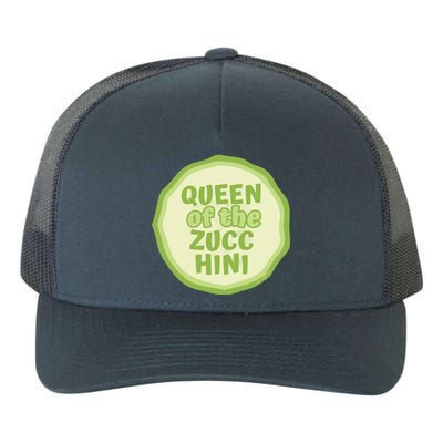 Queen Of The Zucchini Vegan Gift Yupoong Adult 5-Panel Trucker Hat