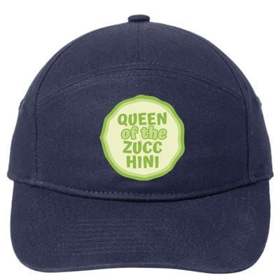 Queen Of The Zucchini Vegan Gift 7-Panel Snapback Hat