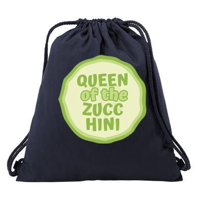 Queen Of The Zucchini Vegan Gift Drawstring Bag