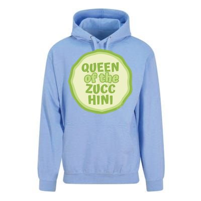 Queen Of The Zucchini Vegan Gift Unisex Surf Hoodie