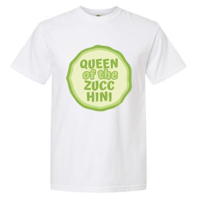 Queen Of The Zucchini Vegan Gift Garment-Dyed Heavyweight T-Shirt