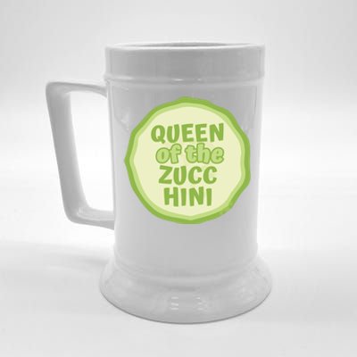 Queen Of The Zucchini Vegan Gift Beer Stein