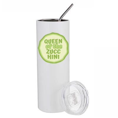 Queen Of The Zucchini Vegan Gift Stainless Steel Tumbler