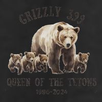Queen Of The Tetons Grizzly Bear 399 Cool Comfort Performance Bucket Hat